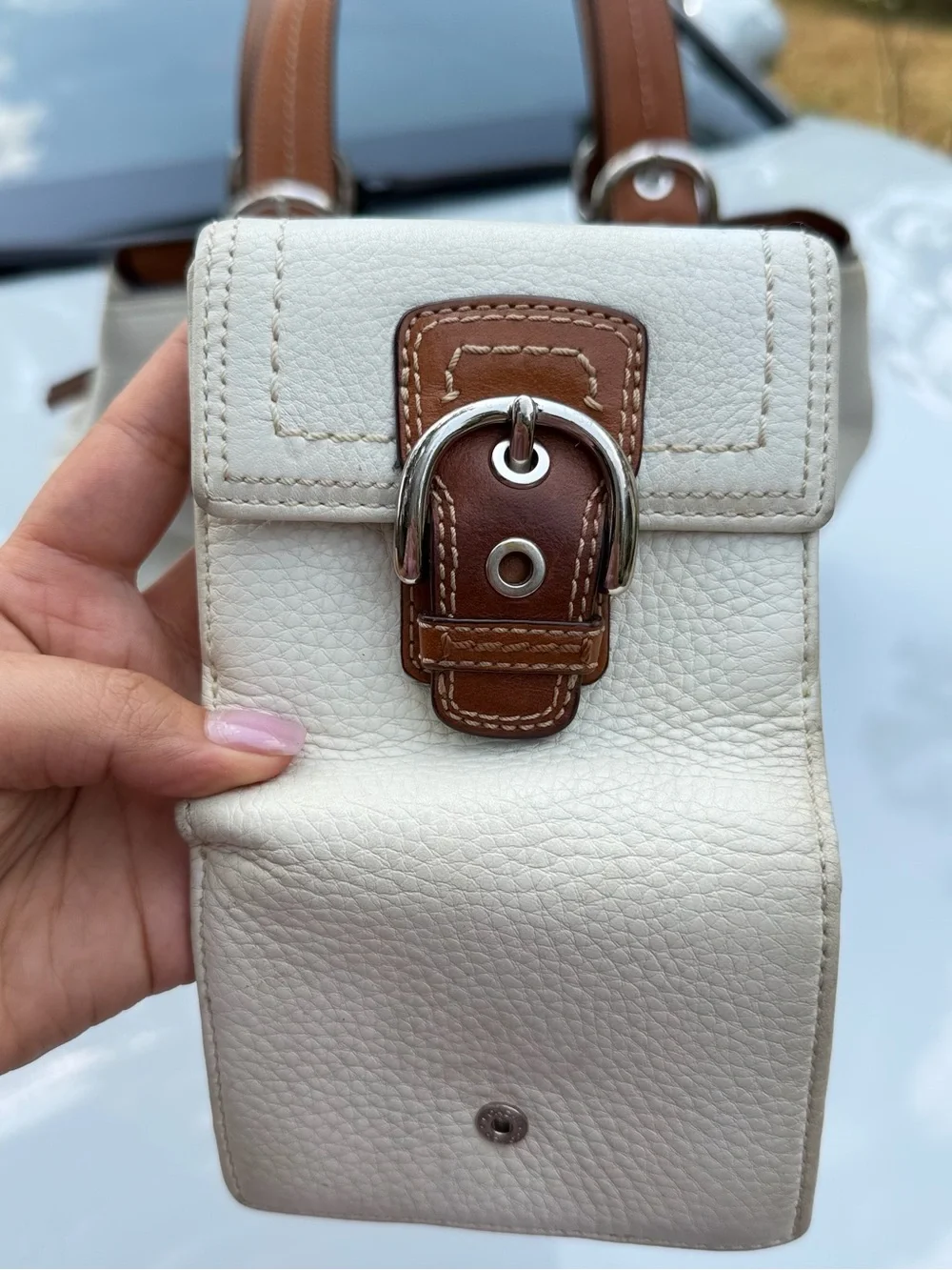 Coach Soho Purse + Wallet Set 🤎🤍